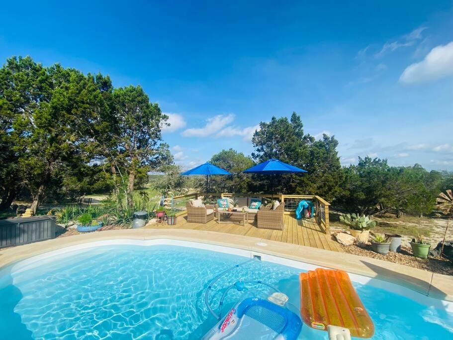 Cottage With Hot Tub And Pool Bandera, Tx. Luaran gambar