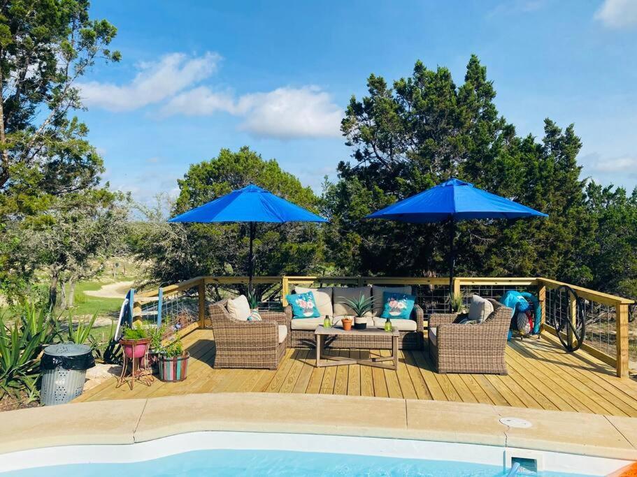 Cottage With Hot Tub And Pool Bandera, Tx. Luaran gambar